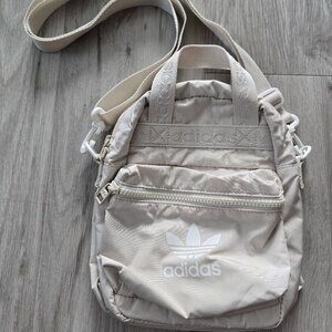 adidas | recycled white monochrome og micro 2.0 mini crossbody bag